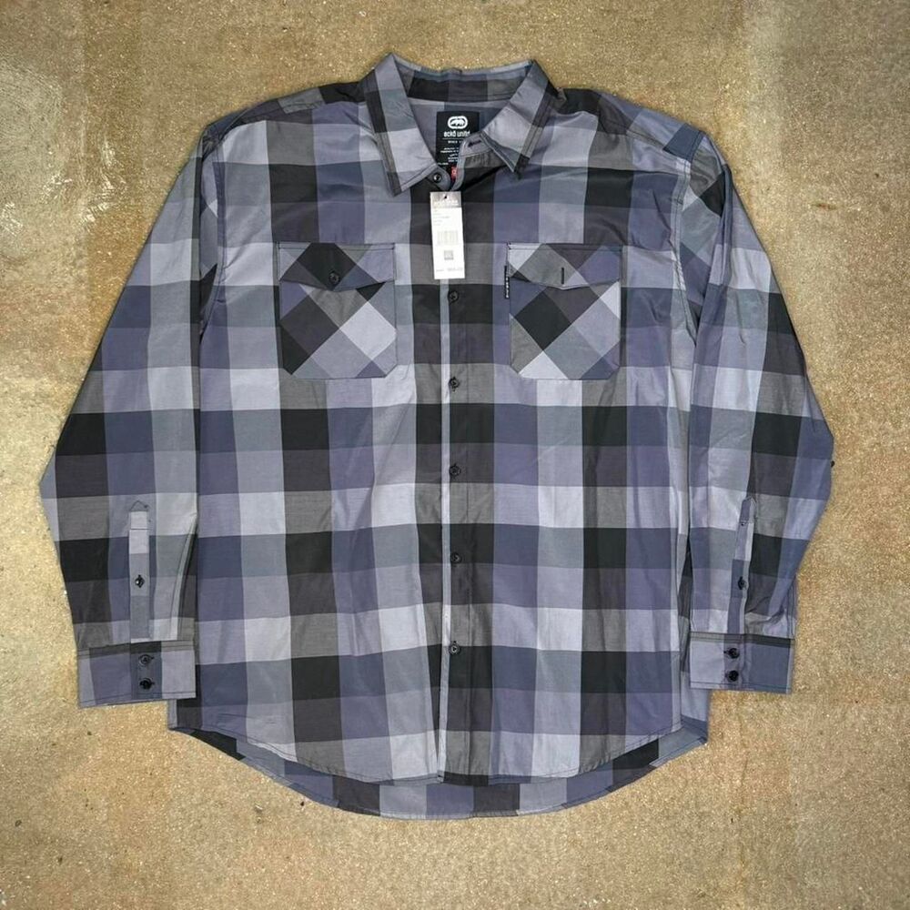Ecko Unltd Plaid Button Up (2XL)‎ [NWT]